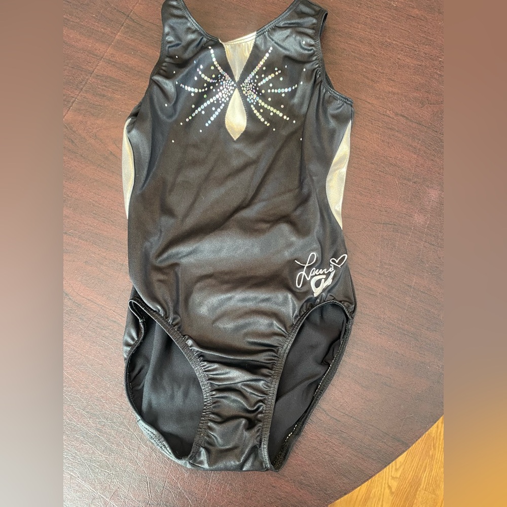 GK Laurie Hernandez metallic leotard